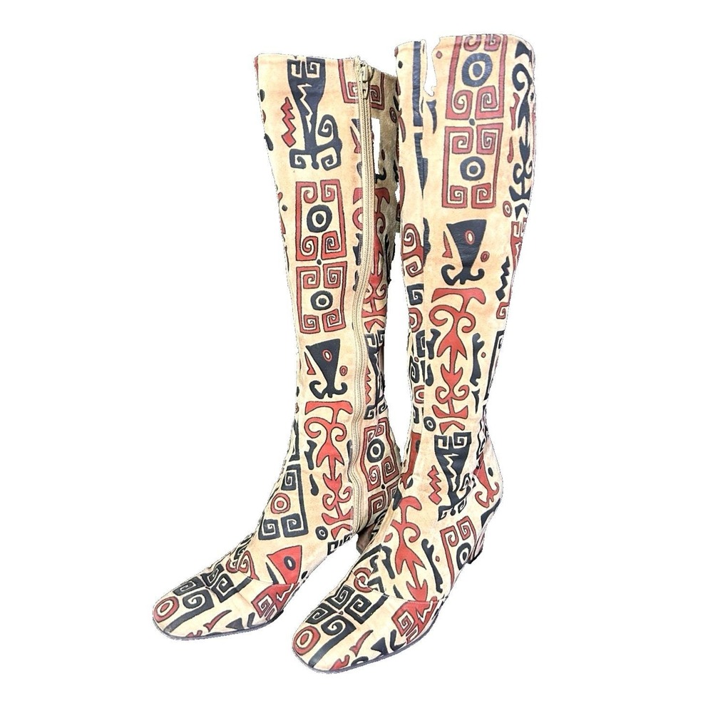 RARE Vintage 1970's Beth's Bootery Go-Go Boots Saks Fifth Ave Herbert Levine 7.5